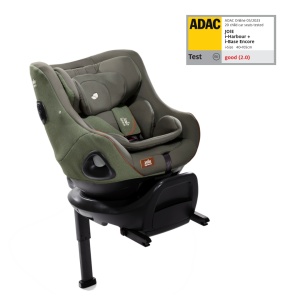 Set scaun auto rotativ i-Size Joie i-Harbour Signature Pine, 40-105 cm + Baza i-Size i-Base Encore, testat ADAC si certificat R129 - Img 6