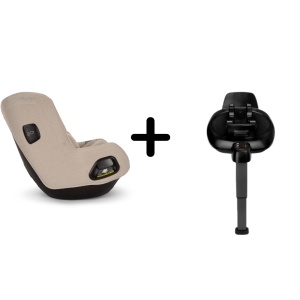 Set Scaun auto rotativ Nuna i-Size TODL next Biscotti, 40-105 cm + Baza isofix BASE next i-Size pentru TODL next, testat ADAC - Img 8