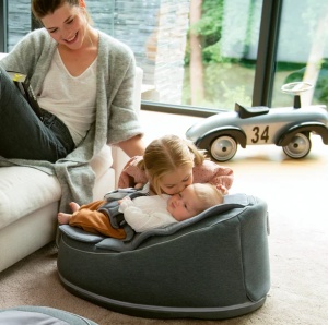 Sezlong multifunctional Doomoo Seat'n Swing Anthracite - Img 3