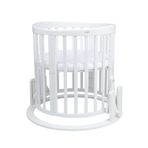 Sistem de Leganare pentru Patut Waldin Evolutiv 7in1, Rotund/Oval, Alb - Img 3