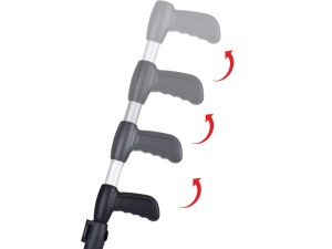 Trotineta cu 3 roti, pentru copii, roti cu lumini, ghidon reglabil, Tiny Bike, Gri, SP0783 SZ - Img 5