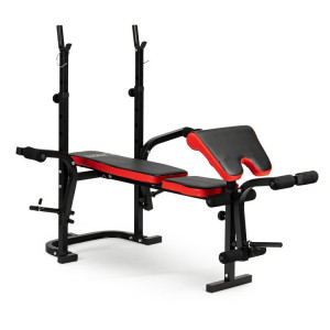 Banca de exercitii multifunctionala, spatar reglabil in 3 trepte, piele ecologica, sarcina maxima 170 kg, Modern Home, HREBH11 - Img 5
