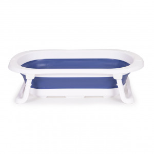 Cadita pliabila pentru bebelusi, cu Dop Senzor de temperatura, suport antiderapant, Ecotoys, HA-B27 BLUE - Img 7