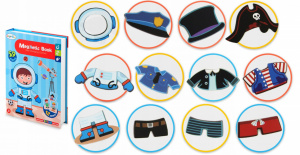 Carte magnetica, cu 66 de elemente, carduri cu 2 fete, Ricokids, RK-770, Costume - Img 8