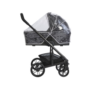 Carucior pentru copii multifunctional 3 in 1 Joie Chrome 2 Raven (Carucior Chrome 2 Raven + Landou Chrome Raven+ scoica i-Snug Raven) - Img 7