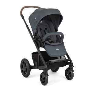 Carucior pentru copii multifunctional 3 in 1 Joie Chrome Dlx Moonlight (Carucior Chrome DLX + Landou Moonlight + Scoica i-Snug Moonlight) - Img 2