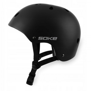 Casca de protectie, Soke, marimea L, 58-61 cm, carcasa ABS, umplutura ESP, Negru - Img 3