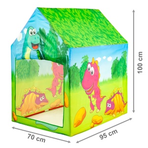 Cort de joaca pliabil, iPlay, Dino, pentru copii, motive grafice, 95x70x100 cm - Img 7