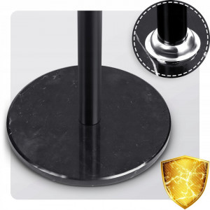Cuier Pentru Haine Tip Pom, Massido, cadru din otel, baza din marmura, varfuri din lemn, inaltime 178 cm - Img 5