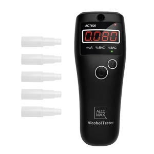 Etilotest cu senzor electronic, Alco Max, ACT600, LCD, Negru - Img 2