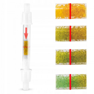 Etilotest personal de unica folosinta, Promiler, include 80 piese bucale, 3 mustiucuri reutilizabile, Afisaj LED, Indicator baterie, Senzor electrochimic - Img 2