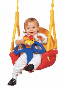 Leagan modular 3in1 pentru copii, EcoToys, SW-1421, sarcina maxima 30 kg, Multicolor