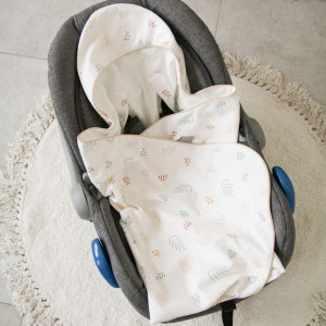 Paturica pentru Infasat Bebe in Scaun Auto, 91 x 91 cm, Tiny Star, Harmony - Img 4