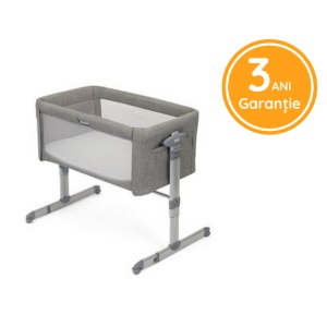 Patut Pliant 2 in 1 Joie Roomie Glide Foggy Gray - Img 12