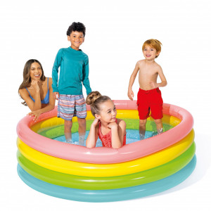 Piscina gonflabila pentru copii, 168 x 46 cm, INTEX, Sunset Glow, 56441 - Img 3
