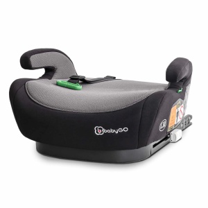 Scaun auto booster BabyGo Bursa IV Black, 125-150 cm, certificat R129