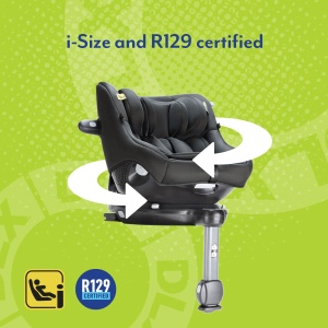 Scaun auto Graco Turn2Me 360° DLX Iron, 40-105 cm, certificata R129 si testat ADAC - Img 7