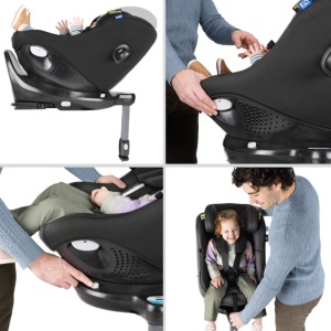 Scaun auto Graco Turn2Me 360° DLX Midnight, 40-105 cm, certificata R129 si testat ADAC - Img 11