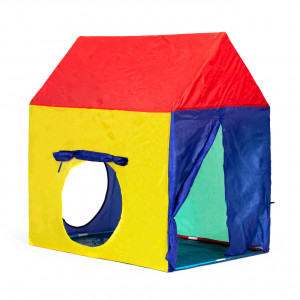 Set 5in1 Corturi de joaca pentru copii, iPlay, sistem modular, casa cu tuneluri, iglu si cort, Multicolor - Img 4