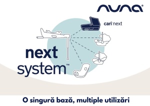 Set Landou Nuna CARI next Caviar, 40-70 cm + Baza isofix BASE next i-Size pentru CARI next - Img 8