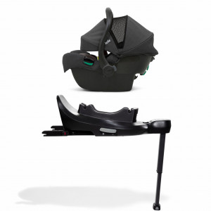 Set Scoica auto i-Size i-Gemm 3 Shale, nastere - 85 cm, 0-13kg + Baza pentru scaun auto copii, Joie i-Size i-Base Encore - Img 1