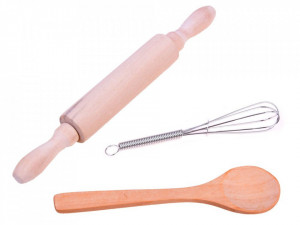 Set - Sort pentru Micul Bucatar cu 7 accesorii, Jokomisiada, ZA2941, Roz - Img 2