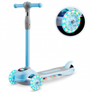 Trotineta Ricokids Piko cu trei roți, Culoare albastru - Img 2