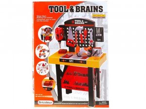 Atelier de lucru pentru copii, Tool & Brain, cu 32 de accesorii, Jokomisiada, ZA0513 - Img 4