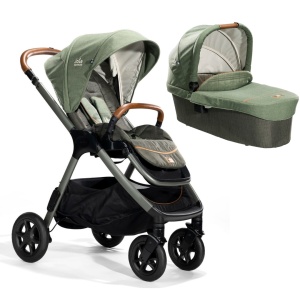 Carucior pentru copii multifunctional 3 in 1 Joie Finiti Signature Pine/Laurel (Carucior Finiti Pine+ Landou Ramble XL Pine+ scoica i-Snug Laurel) - Img 9