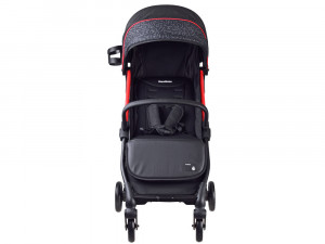Carucior Sport Pentru Copii, Pliere Rapida, Usor 8 kg, de la 6 luni, Royal Baby 704A, 55 x 51 x 26 cm, Negru/Rosu - Img 5