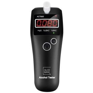 Etilotest cu senzor electronic, Alco Max, ACT600, LCD, Negru - Img 3