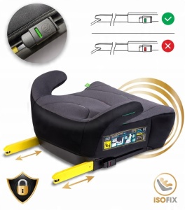Inaltator auto pentru copii, cu isofix, Nukido, Louis, i-Size, 125 - 150 cm, 710201 - Img 8
