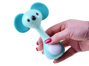 Jucarie zornaitoare pentru copii, cu sunete si lumini, din plastic/silicon, Hola, Koala, Z03087 D - Img 3