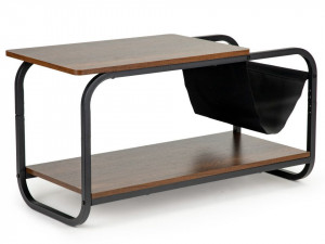 Masa de cafea cu suport, 86.5 x 40 x 46 cm, metal/MDF, Modern Home, Maro - Img 3