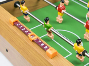Masa de joc portabila, Foosball, 18 jucatori, 6 ghidaje, 2 bile, tabela de marcaj, Neo-Sport, NS-435 - Img 5