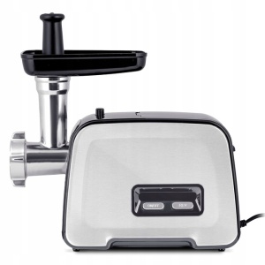 Masina electrica profesionala de tocat carne, Berdsen, 1200W, 1.2 kg/min, accesorii pentru tocat si feliat, Neagra - Img 3