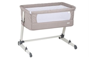 Patut co-sleeper BabyGo 2 in 1 Together Beige - Img 2