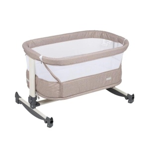 Patut co-sleeper BabyGo Vivaldi Beige - Img 2