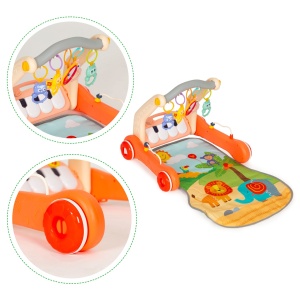 Premergator interactiv pentru copii, Ecotoys, 2 in 1, Premergator Cu Pian+Covoras, HE0638 - Img 4
