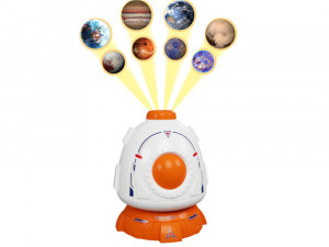 Proiector nava spatiala cu 8 planete, 3 figurine, 9 carti ilustrate, Jokomisiada - Img 3