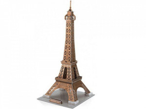 Puzzle 3D Turnul Eiffel Jokomisiada, 35 Piese, Marile Arhitecturi ale Lumii, 3 Ani+ - Img 3