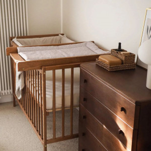 Saltea De Infasat Bebe, pentru Cot Top Changer, Woodies, Boho, 72 x 47 cm, din poliester, rezistent la apa - Img 2