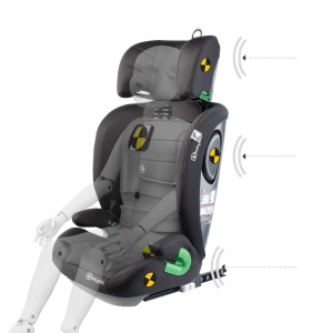 Scaun auto BabyGo SafeChild2 Black, 100-150 cm, certificat R129 - Img 8