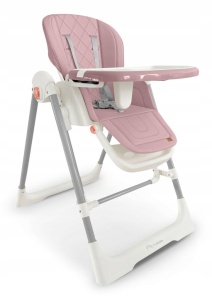Scaun de masa reglabil, multifunctional, 3in1, transformabil in leagan, Nukido, Elite, Roz - Img 6