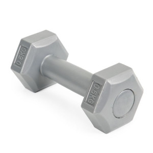 Set 2 Greutati pentru exercitii fizice, gantere hexagonale, ModernHome, 2 x 0,5 kg, 16 x 6,5 cm, Gri - Img 5