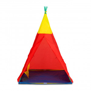 Set 5in1 Corturi de joaca pentru copii, iPlay, sistem modular, casa cu tuneluri, iglu si cort, Multicolor - Img 5