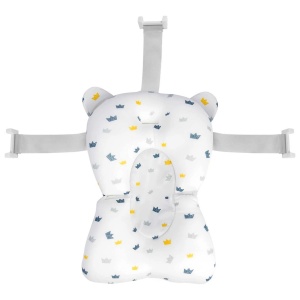 Set - Cadita pliabila pentru bebelusi, cu Dop Senzor de temperatura, suport antiderapant, Ecotoys, HA-B31Green, cu Perna pentru cadita, Ricokids - Img 10