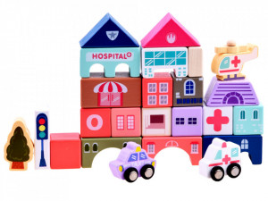 Set de constructie, City Puzzle, 135 de piese - Img 3