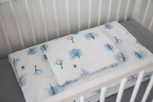 Set Lenjerie de Pat pentru Copii Tiny Star Magic, 2 Piese, Bumbac 100%, Pilotă 135×100 cm + Pernă 40×60 cm - Img 3