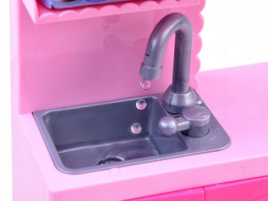 Set Papusa Anlily Doll in Bucatarie, cu Lumini si Sunete, accesorii pentru gatit - Img 4
